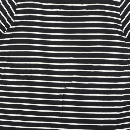 Womens UK Size 16 BHS Black Basic T-Shirt