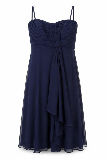 Coast Womens Blue Acetate A-Line Size 10 Round Neck Zip