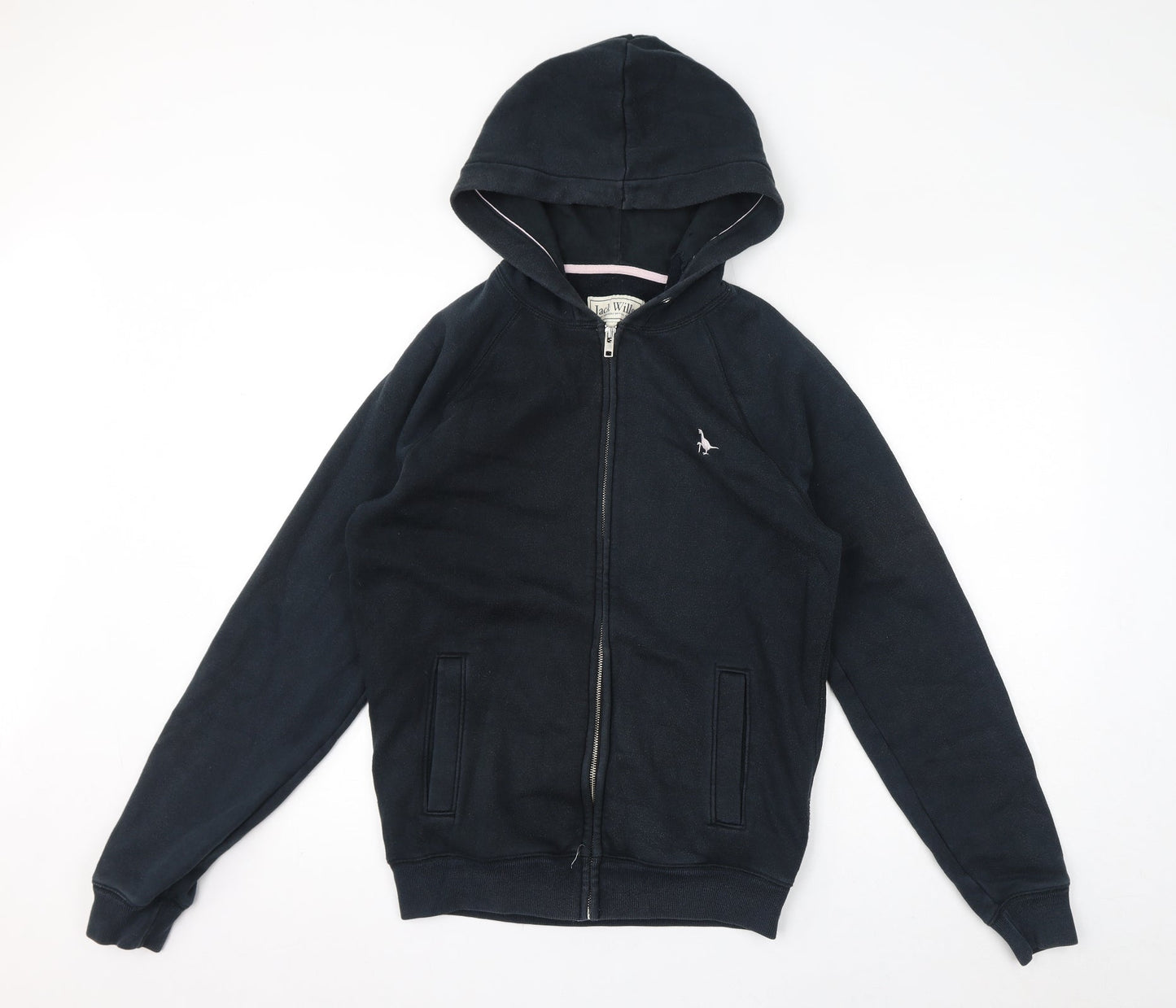 Mens UK Size S Jack Wills Blue Full Zip Hoodie