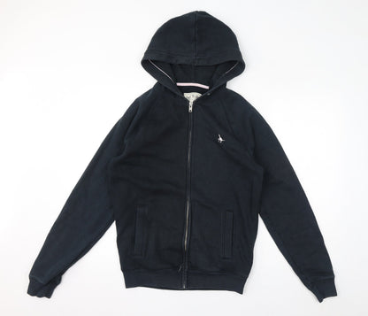 Mens UK Size S Jack Wills Blue Full Zip Hoodie