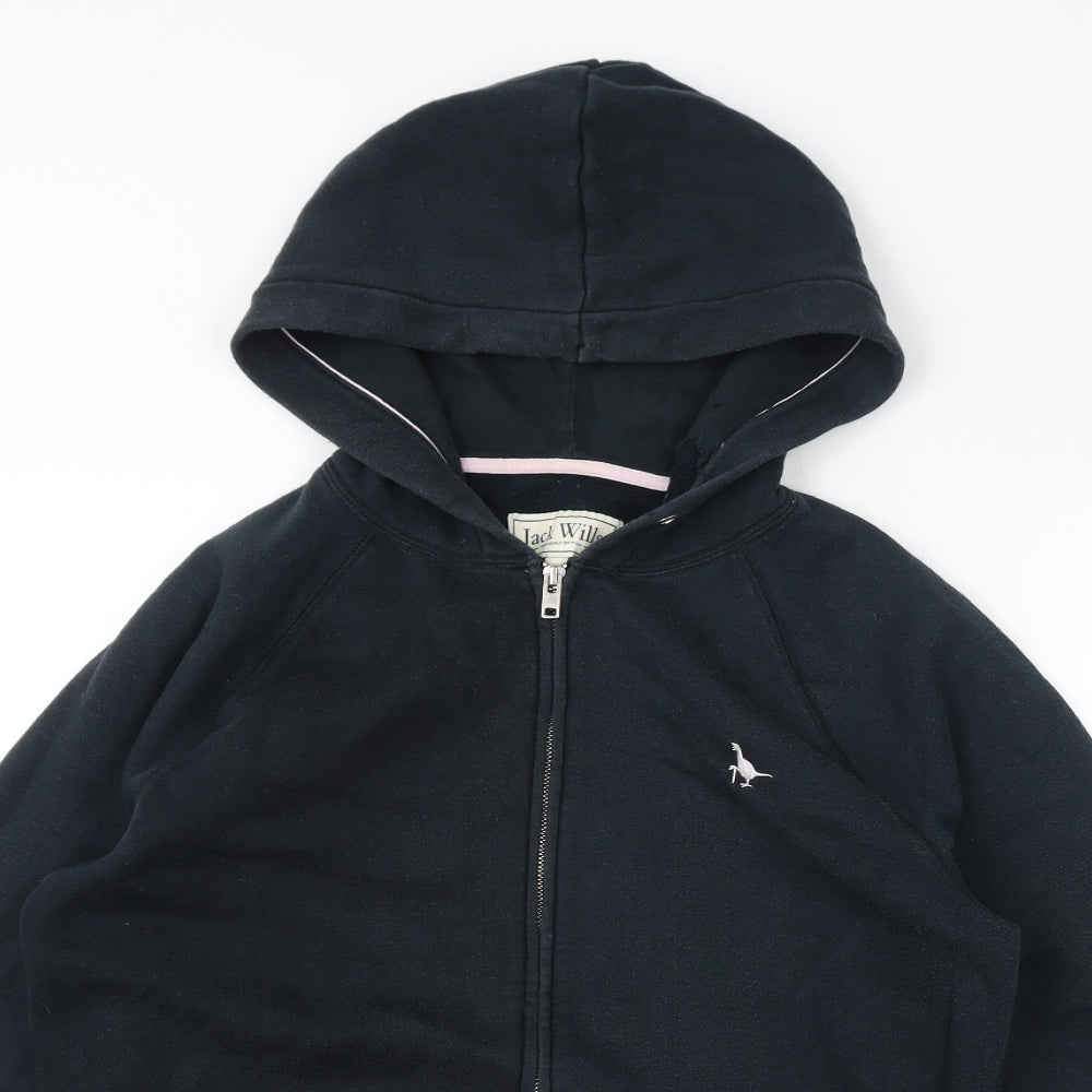 Mens UK Size S Jack Wills Blue Full Zip Hoodie