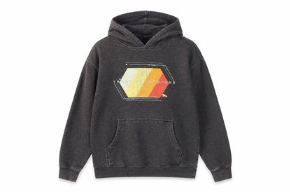 Troy Lee Designs Boys Grey Polyester Pullover Hoodie Size M Pullover - Logo