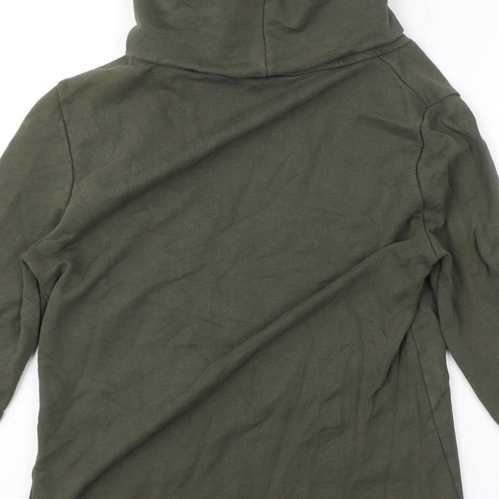 Womens UK Size XS ASOS Green Pullover Sweatshirt