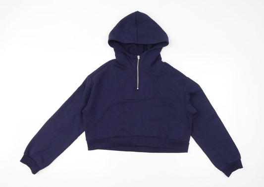 Womens UK Size S Divided by H&M Blue Pullover Hoodie
