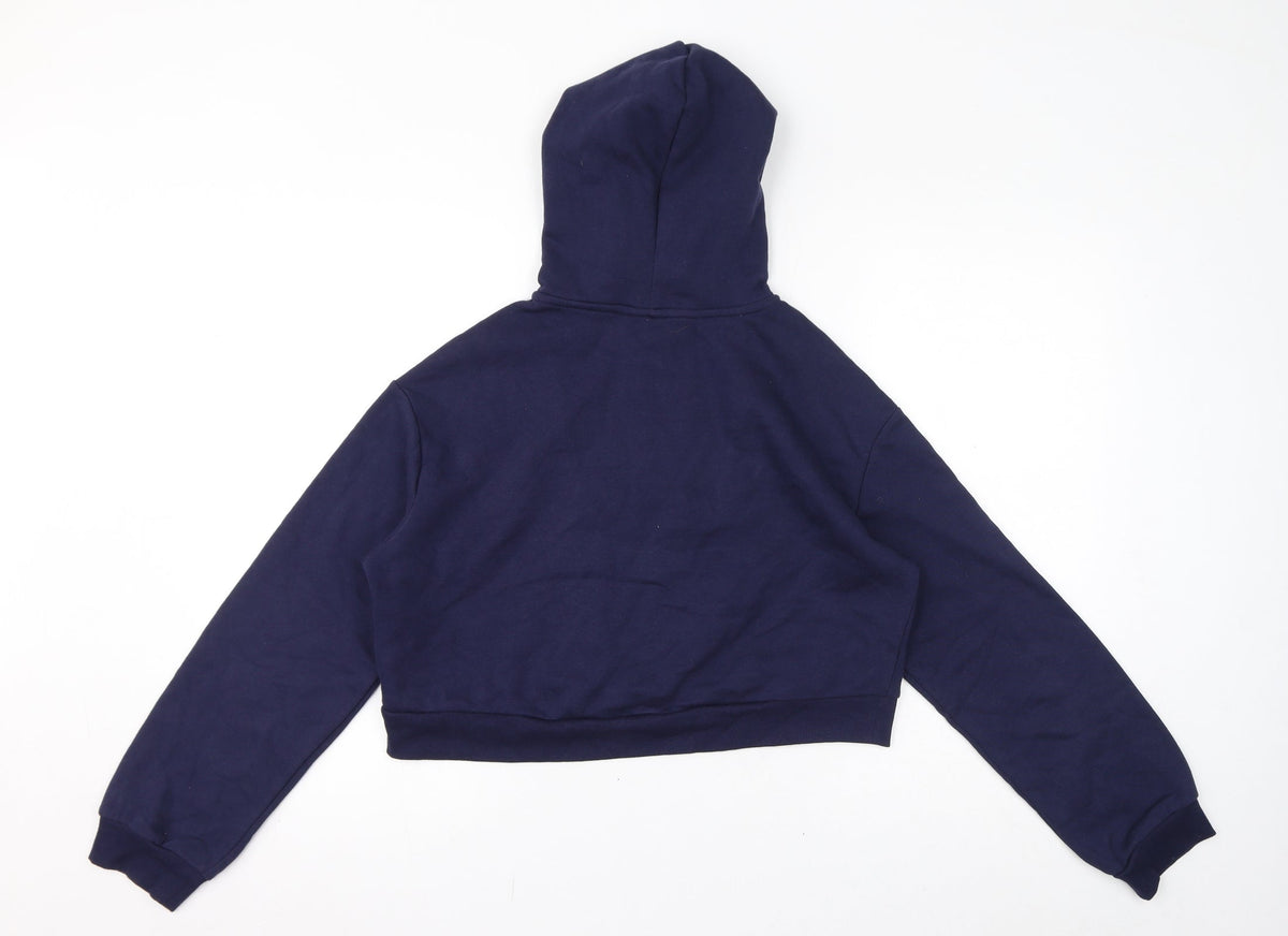 Womens UK Size S Divided by H&M Blue Pullover Hoodie