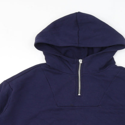 Womens UK Size S Divided by H&M Blue Pullover Hoodie