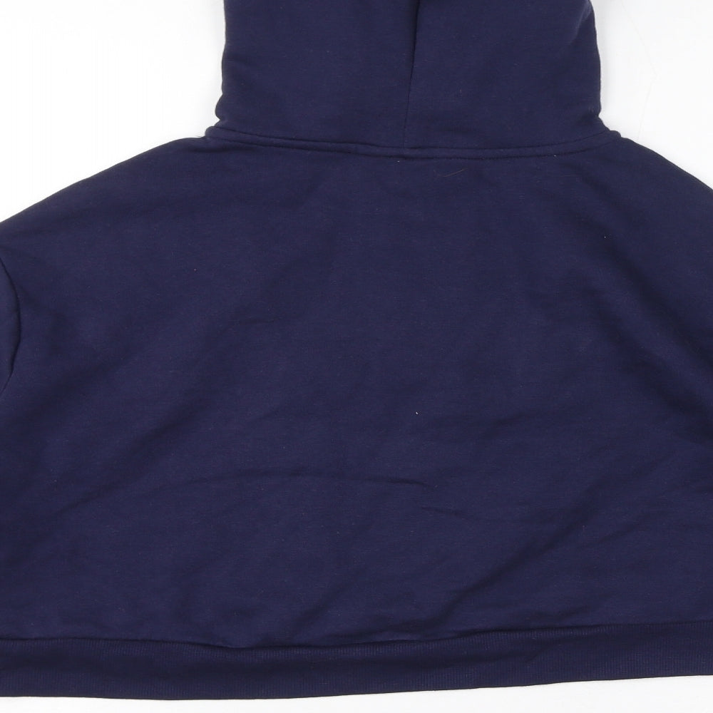 Womens UK Size S Divided by H&M Blue Pullover Hoodie