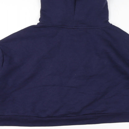 Womens UK Size S Divided by H&M Blue Pullover Hoodie
