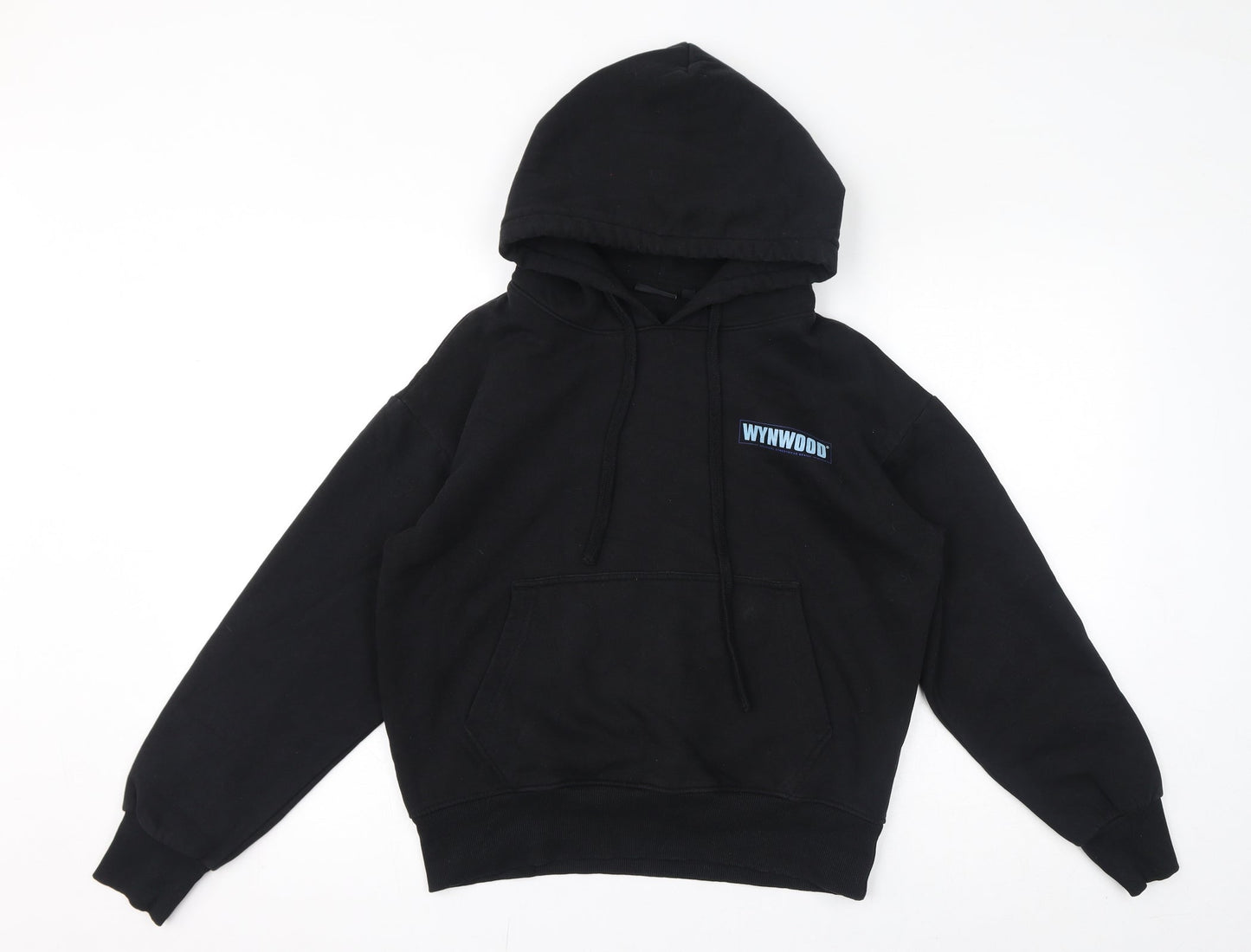 WYNWOOD Womens Black Polyester Pullover Hoodie Size XS Pullover - Logo