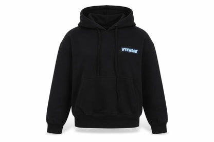 WYNWOOD Womens Black Polyester Pullover Hoodie Size XS Pullover - Logo