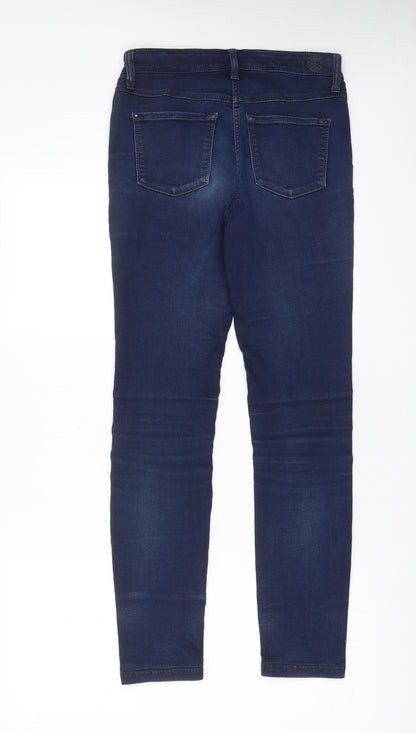 Womens UK Size 6 Mac Jeans Regular Fit Skinny Blue Jeans