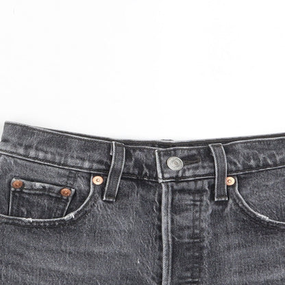 Levi's Womens Grey Cotton Basic Shorts Size 23 in Regular Button - Pockets