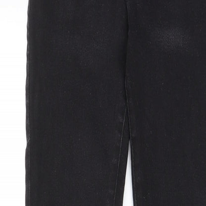 Denim & Co. Womens Grey Cotton Skinny Jeans Size 8 L28 in Regular Zip - Pockets