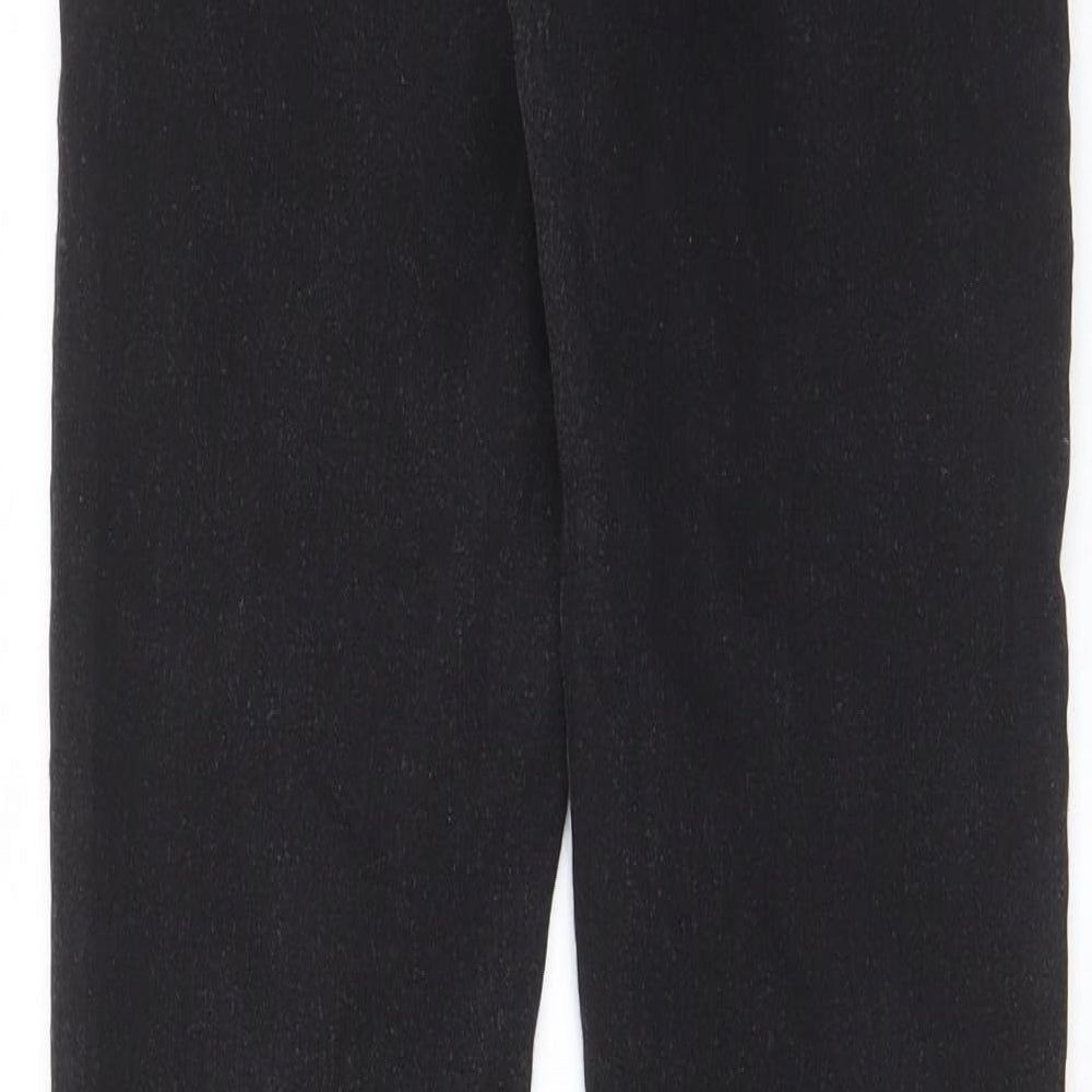 Denim & Co. Womens Grey Cotton Skinny Jeans Size 8 L28 in Regular Zip - Pockets