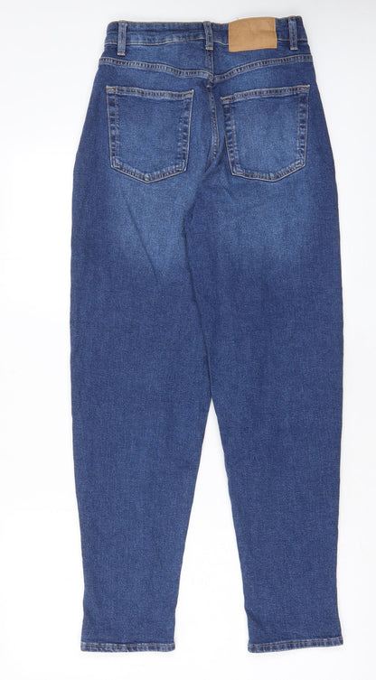 Womens UK Size 10 H&M Regular Fit Tapered Blue Jeans