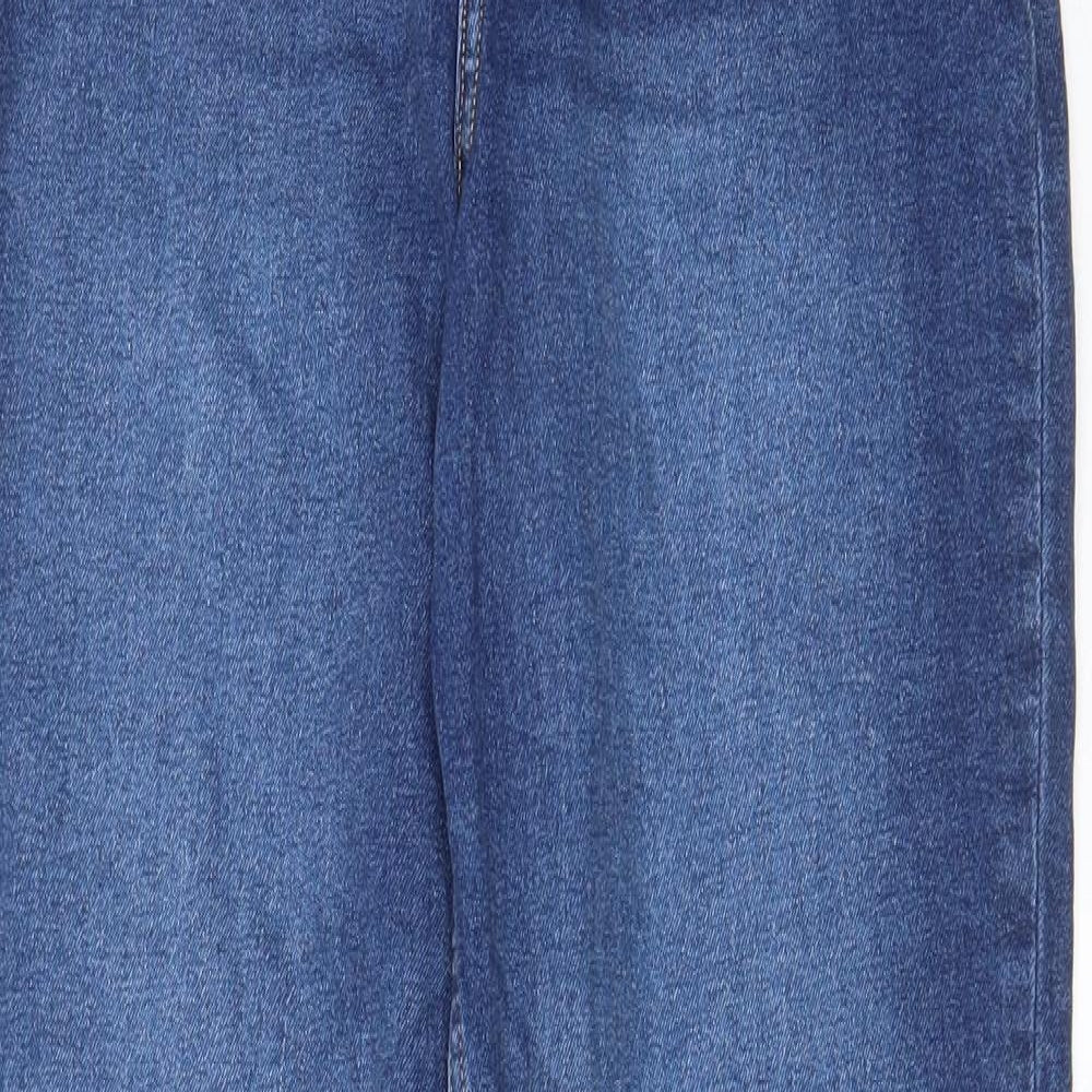 Womens UK Size 10 H&M Regular Fit Tapered Blue Jeans