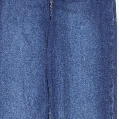 Womens UK Size 10 H&M Regular Fit Tapered Blue Jeans
