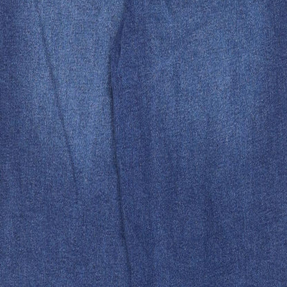 Womens UK Size 10 H&M Regular Fit Tapered Blue Jeans