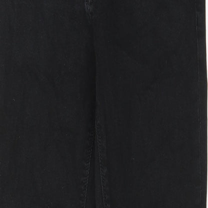 Mens UK Size 32 in River Island Regular Fit Skinny Black Jeans
