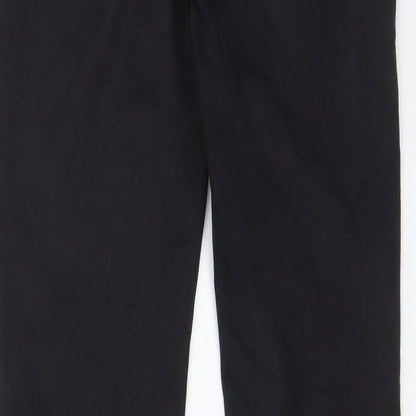 Denim & Co. Womens Black Cotton Skinny Jeans Size 10 L30 in Regular Zip - Pockets