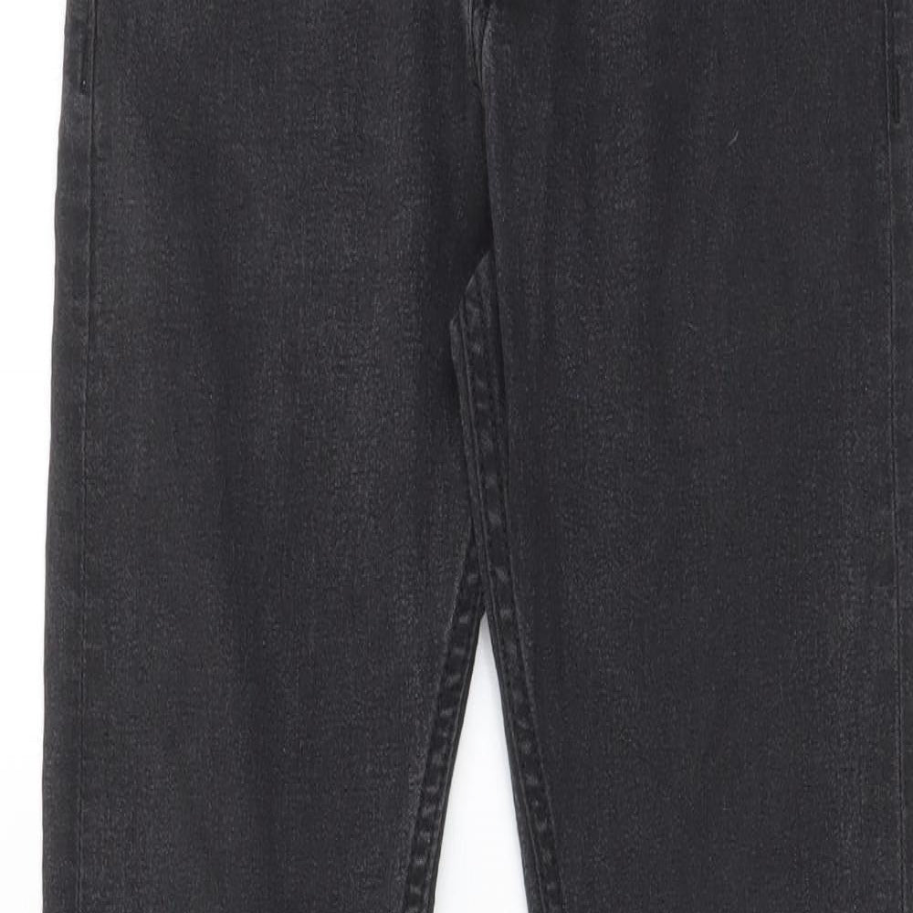 H&M Mens Grey Cotton Skinny Jeans Size 28 in L32 in Regular Button - Pockets