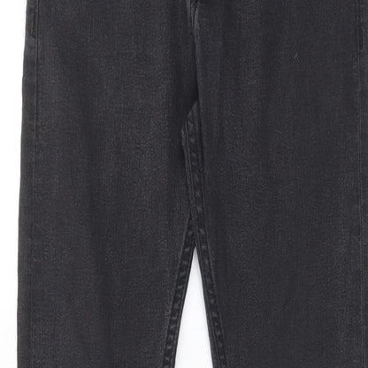H&M Mens Grey Cotton Skinny Jeans Size 28 in L32 in Regular Button - Pockets