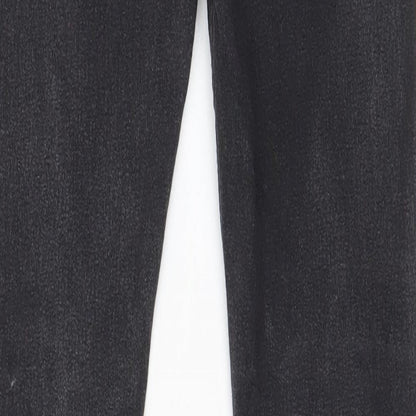 H&M Mens Grey Cotton Skinny Jeans Size 28 in L32 in Regular Button - Pockets