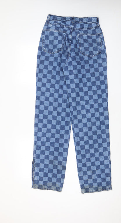 Womens UK Size 6 H&M Regular Fit Straight Blue Jeans