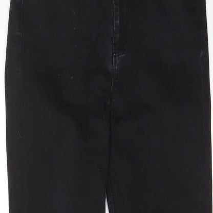 ASOS Womens Black Cotton Skinny Jeans Size 28 in L32 in Regular Zip - Pockets