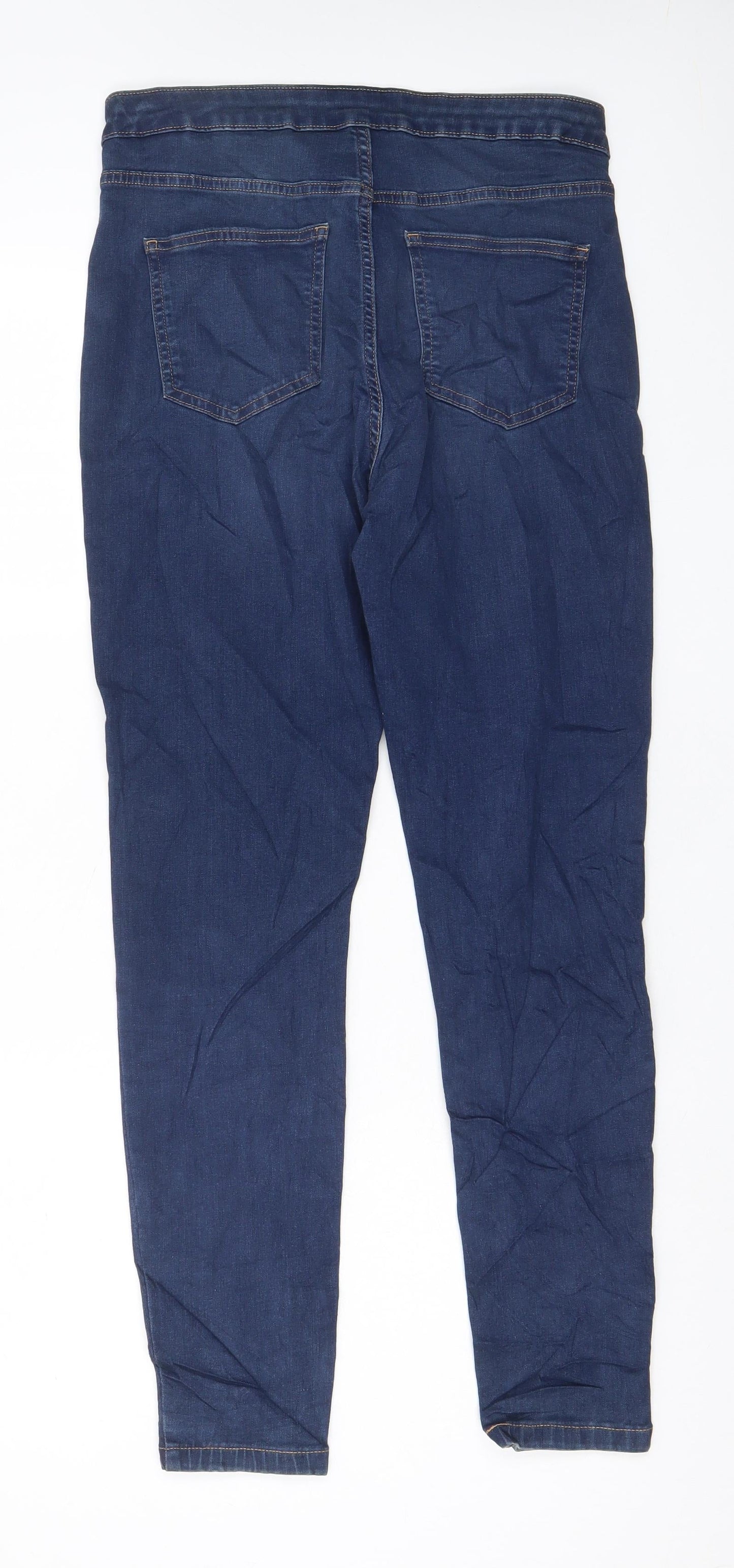 Womens UK Size 12 Marks and Spencer Regular Fit Skinny Blue Jeans