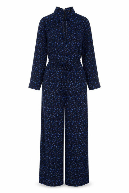 Womens UK Size 8 Marks and Spencer One-Piece Blue Jumpsuit