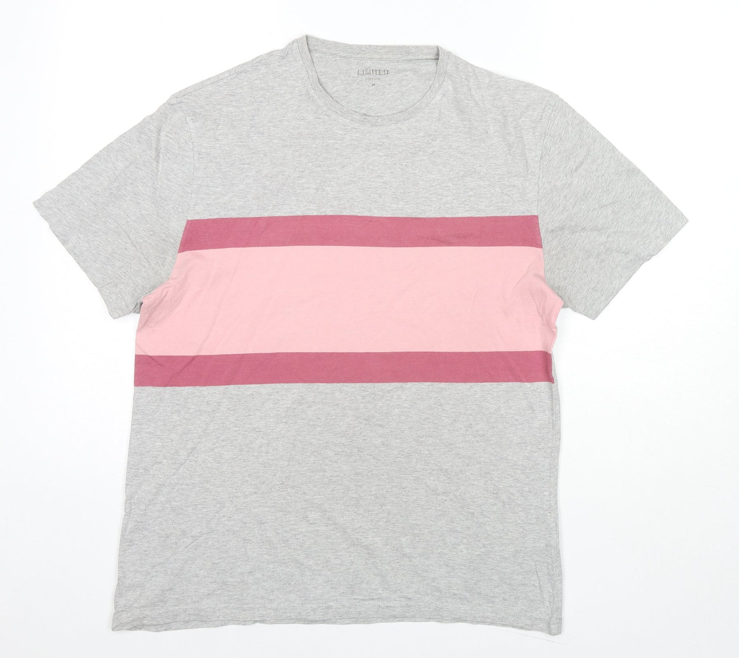 Womens UK Size M Marks and Spencer Grey Basic T-Shirt