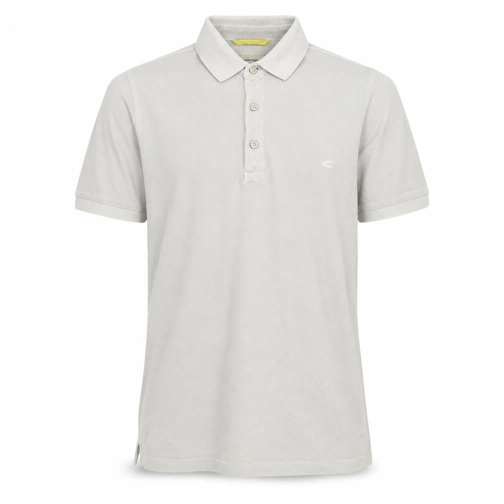 Mens UK Size S Camel Cotton Polo Shirt
