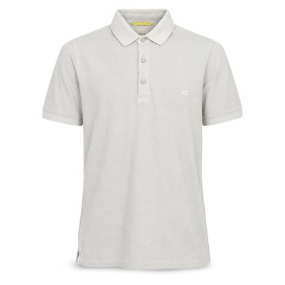 Mens UK Size S Camel Cotton Polo Shirt