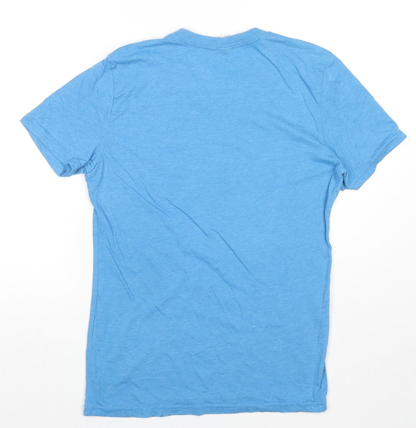 Foxin Womens Blue Cotton Basic T-Shirt Size S V-Neck - Surf Shak