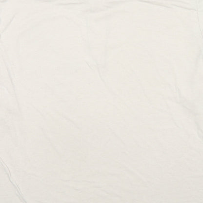 Premier Man Mens Beige Geometric Polyester Polo Size L Collared Pullover