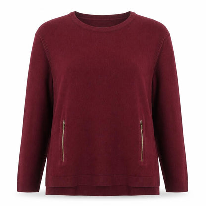 Womens UK Size 14 New Look Red Pullover Jumper