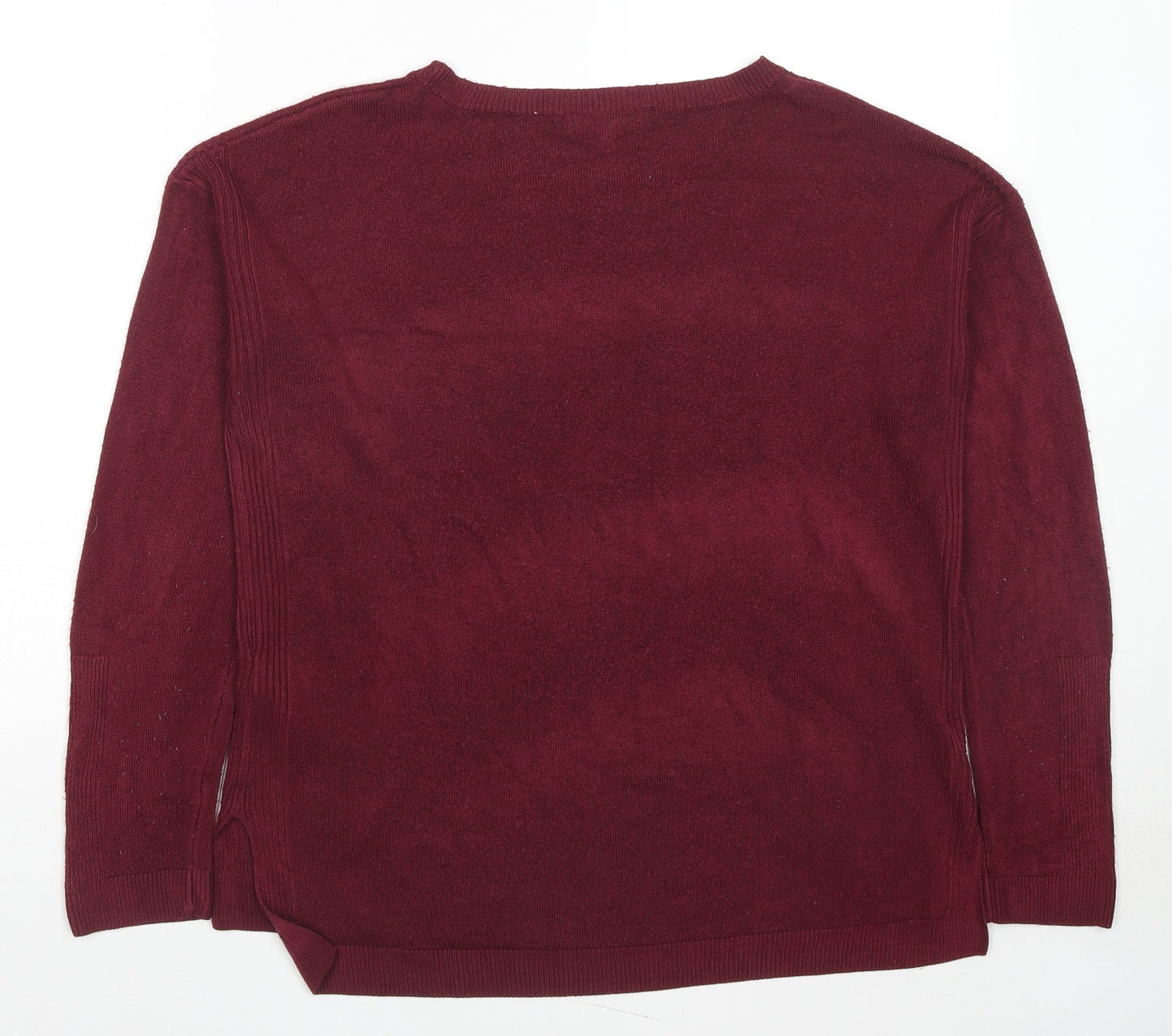 Womens UK Size 14 New Look Red Pullover Jumper