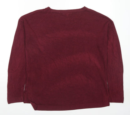 Womens UK Size 14 New Look Red Pullover Jumper