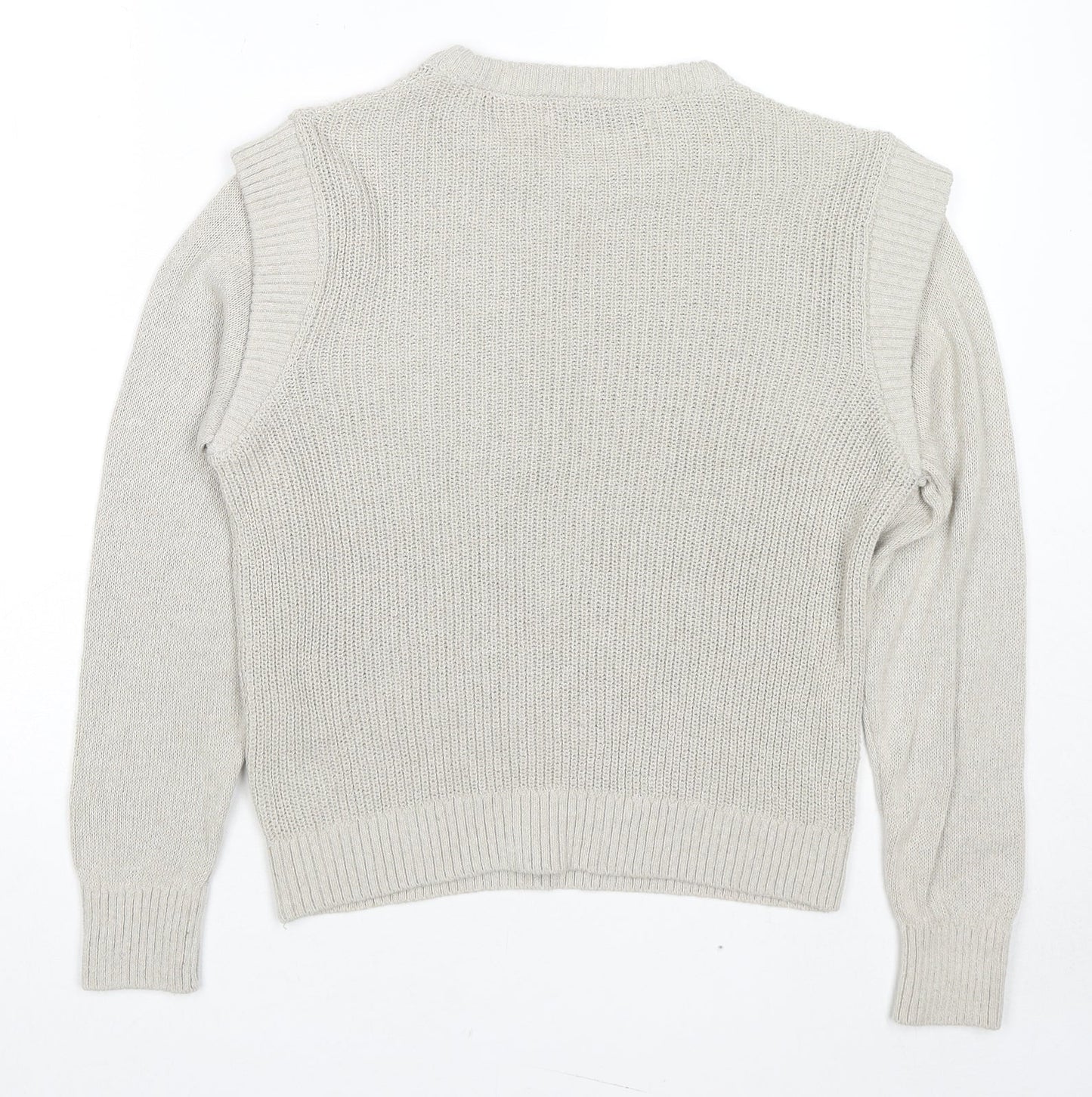 Womens UK Size S Only Beige Pullover Jumper