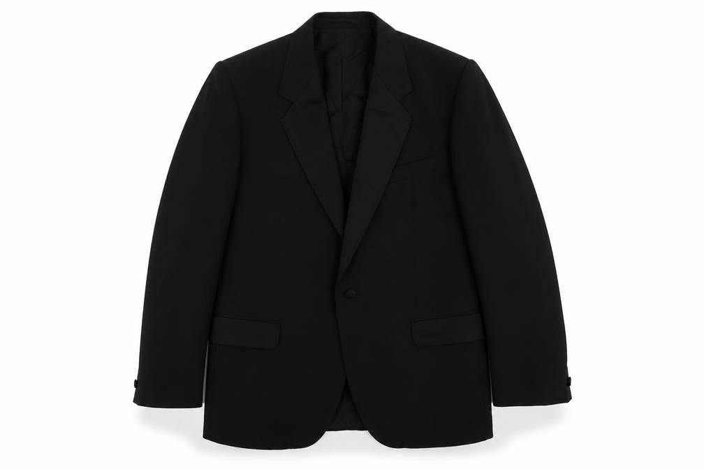 Mens UK Size 40 Varteks Regular Black Suit Tuxedo