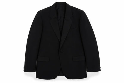 Mens UK Size 40 Varteks Regular Black Suit Tuxedo