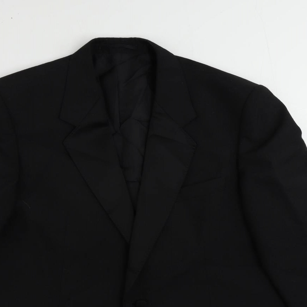 Mens UK Size 40 Varteks Regular Black Suit Tuxedo