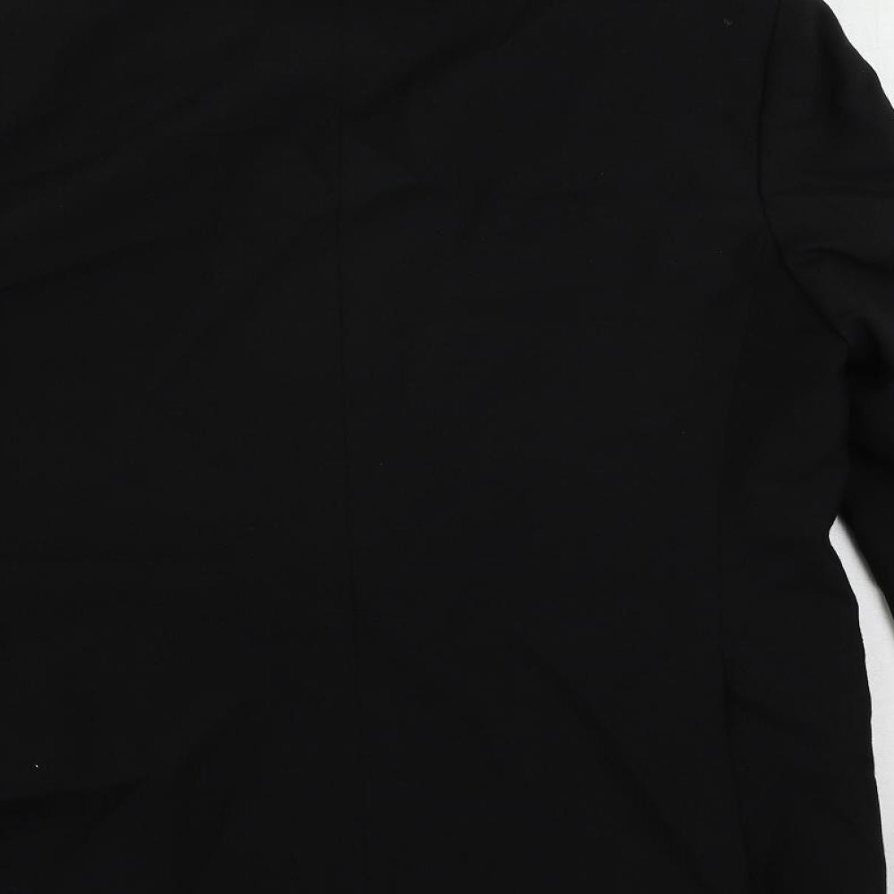 Mens UK Size 40 Varteks Regular Black Suit Tuxedo