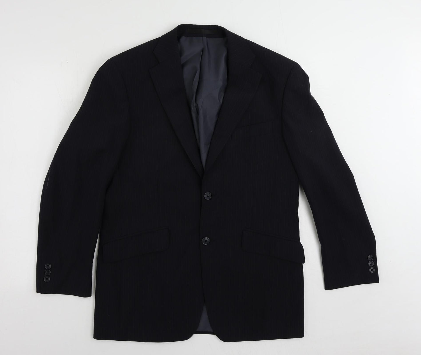 Mens UK Size 38 Marks and Spencer Regular Blue Suit Jacket