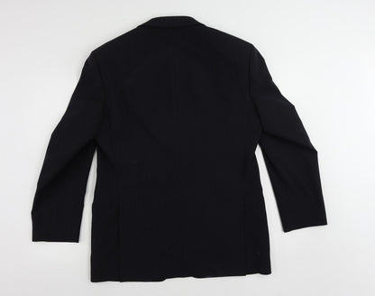 Mens UK Size 38 Marks and Spencer Regular Blue Suit Jacket