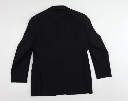 Mens UK Size 38 Marks and Spencer Regular Blue Suit Jacket