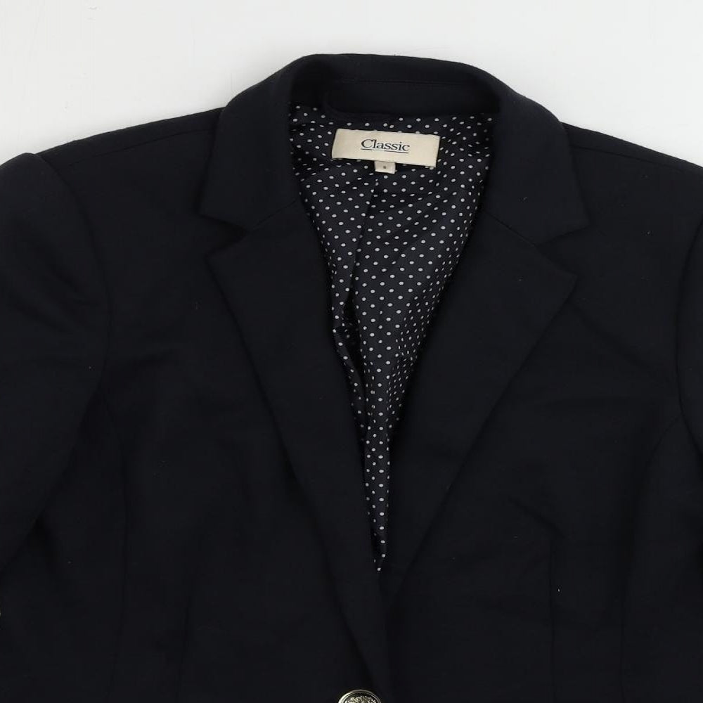 Womens UK Size 8 Classic Blue Jacket