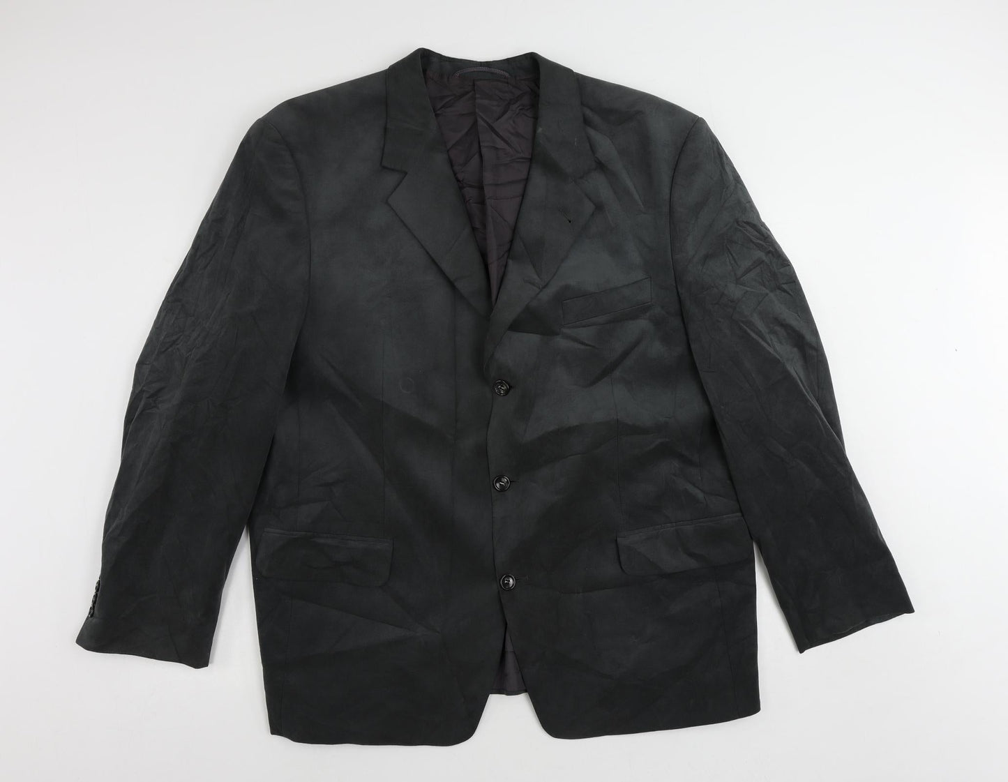 Mens UK Size 48 DESCH Regular Grey Suit Jacket