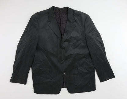 Mens UK Size 48 DESCH Regular Grey Suit Jacket